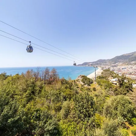 Lovely Flat With Sea And Nature View In * Alanya